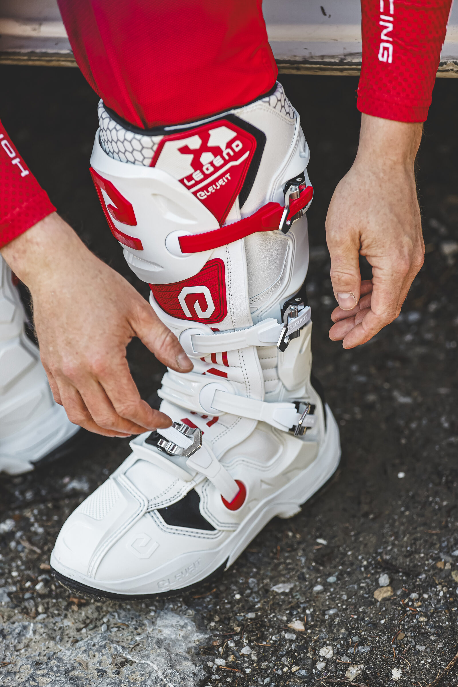Steve Holcombe wearing X Legend Evo